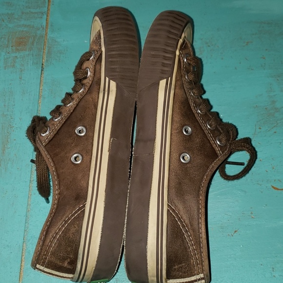 PF Flyers Shoes - PF Flyers Retro Brown Leather sneakers